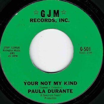 PAULA DURANTE - YOUR NOT MY KIND