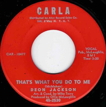 DEON JACKSON - THAT'S WHAT YOU DO TO ME