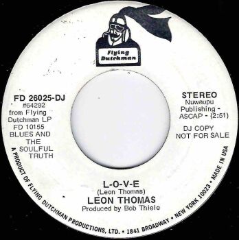 LEON THOMAS - L-O-V-E / BOOM-BOOM-BOOM
