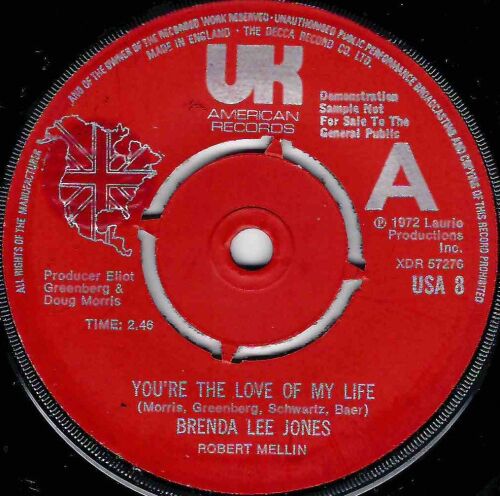 BRENDA LEE JONES - YOU'RE THE LOVE OF MY LIFE