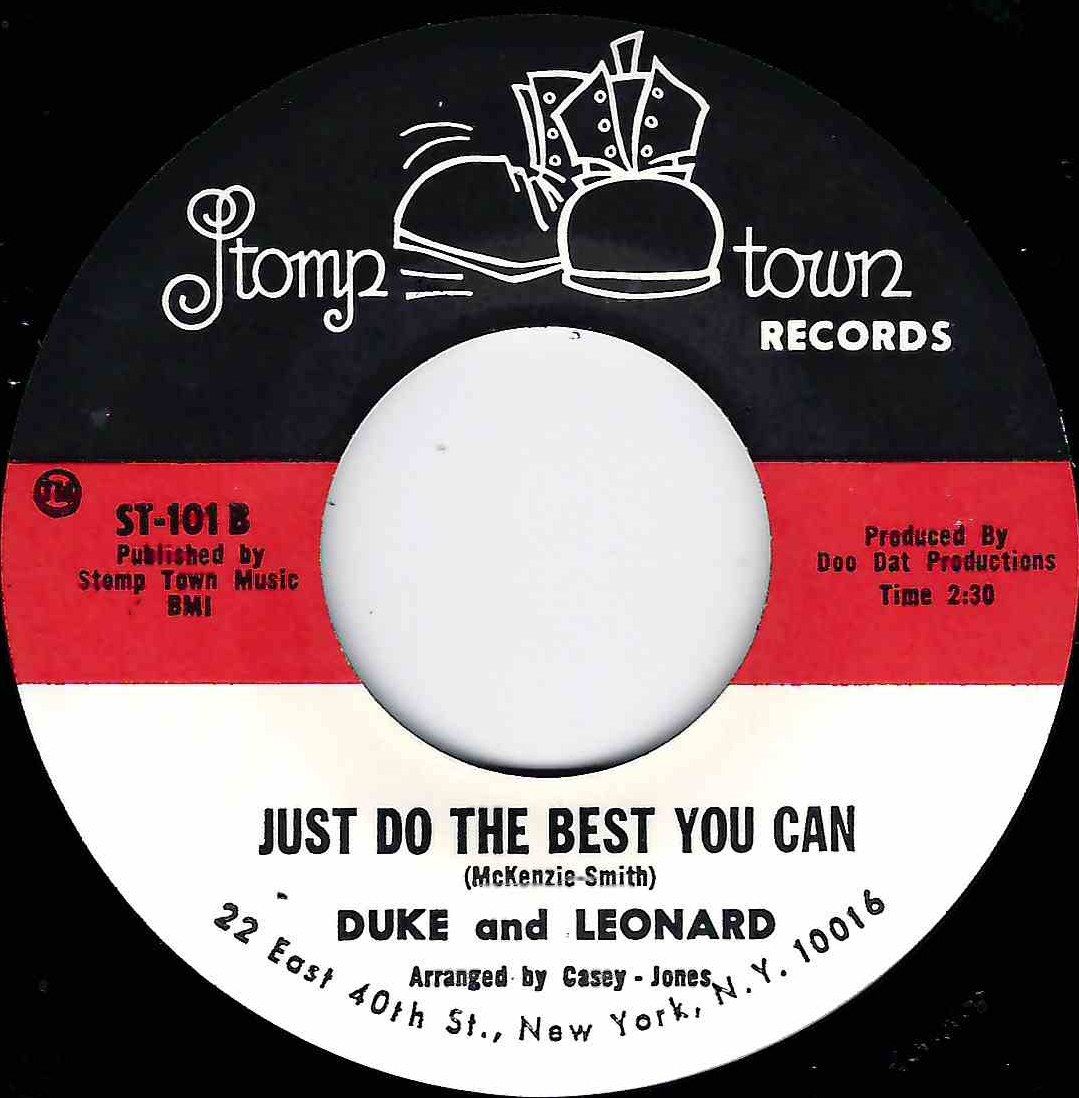 DUKE and LEONARD - JUST DO THE BEST YOU CAN
