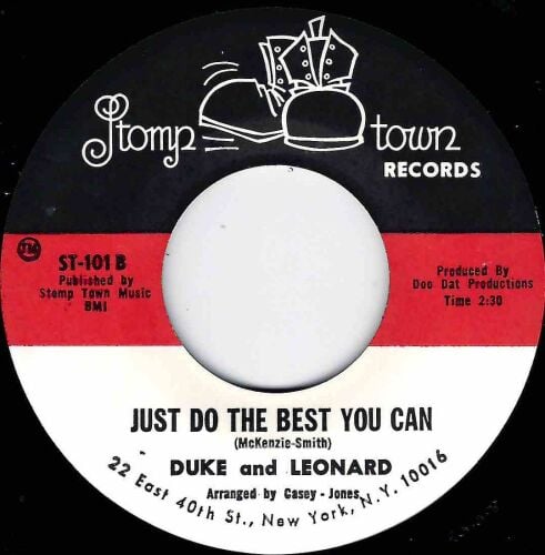 DUKE and LEONARD - JUST DO THE BEST YOU CAN