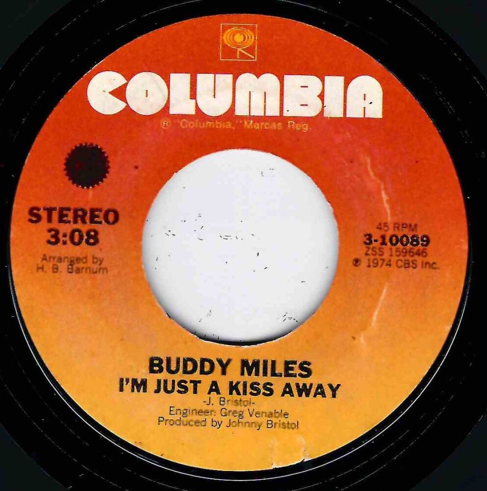 BUDDY MILES - I'M JUST A KISS AWAY