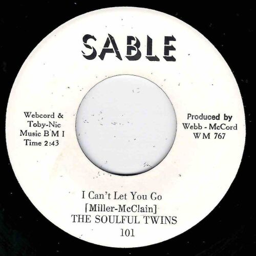 SOULFUL TWINS - I CAN'T LET YOU GO