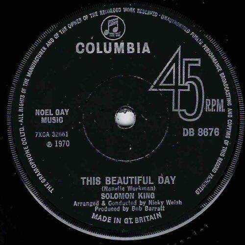SOLOMON KING - THIS BEAUTIFUL DAY