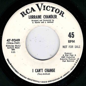 LORRAINE CHANDLER - I CAN'T CHANGE