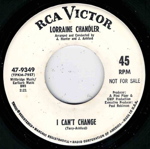 LORRAINE CHANDLER - I CAN'T CHANGE