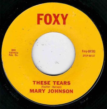 MARY JOHNSON - THESE TEARS