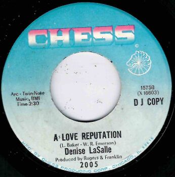 DENISE LASALLE - A LOVE REPUTATION