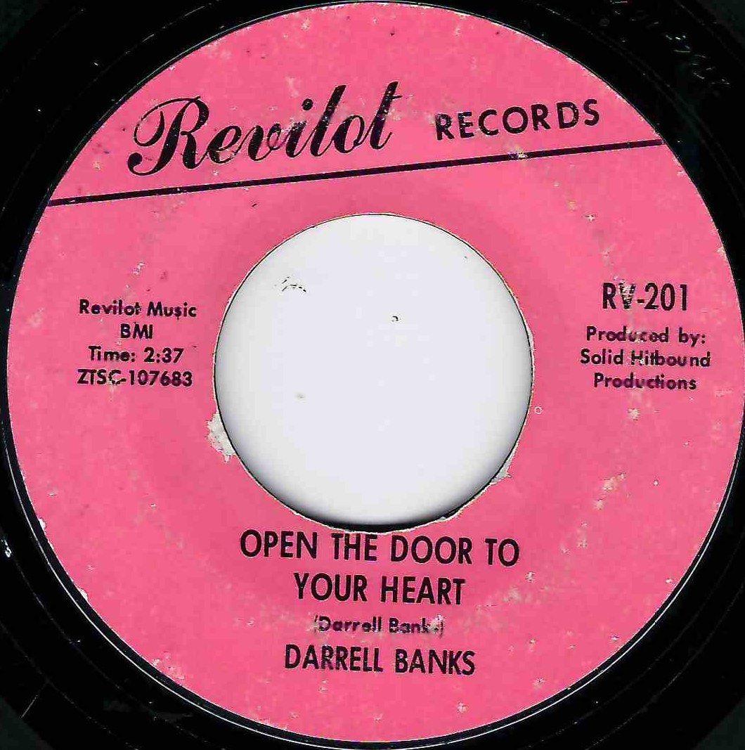 DARRELL BANKS - OPEN THE DOOR TO YOUR HEART / OUR LOVE (IS IN THE POCKET)