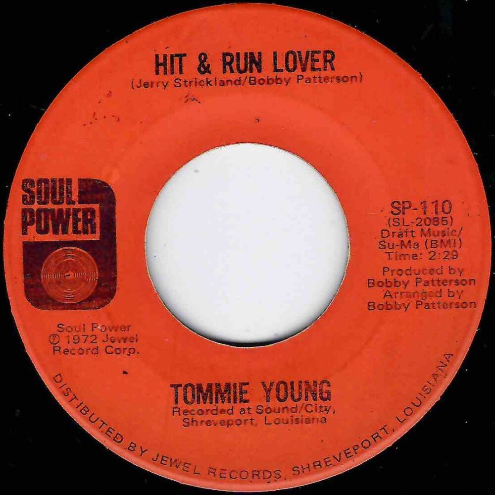TOMMIE YOUNG - HIT AND RUN LOVER