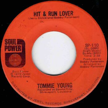 TOMMIE YOUNG - HIT & RUN LOVER