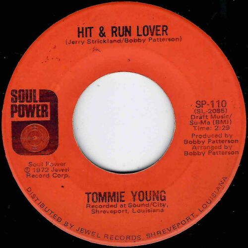 TOMMIE YOUNG - HIT AND RUN LOVER