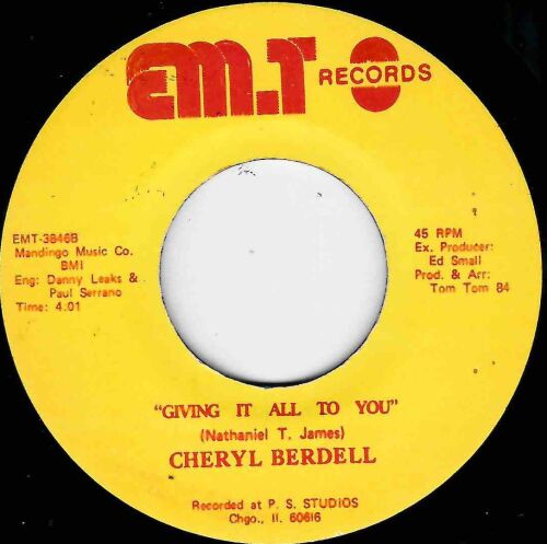 CHERYL BERDELL - GIVING IT ALL TO YOU