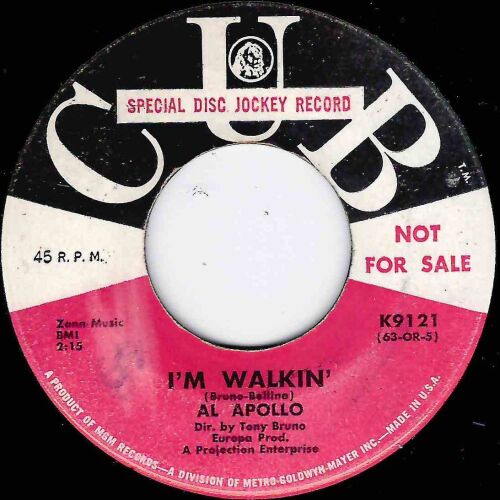 AL APOLLO - I'M WALKIN'