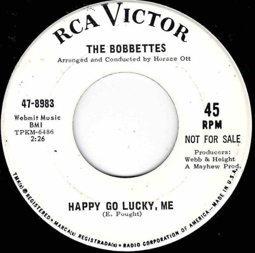BOBBETTES - HAPPY GO LUCKY, ME