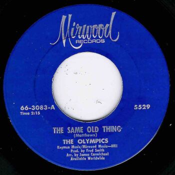 OLYMPICS - THE SAME OLD THING / I'LL DO A LITTLE BIT MORE