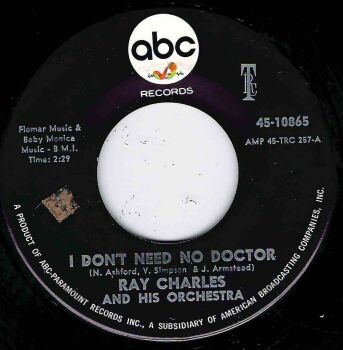 RAY CHARLES - I DON'T NEED NO DOCTOR