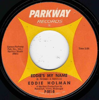 EDDIE HOLMAN - EDDIE'S MY NAME