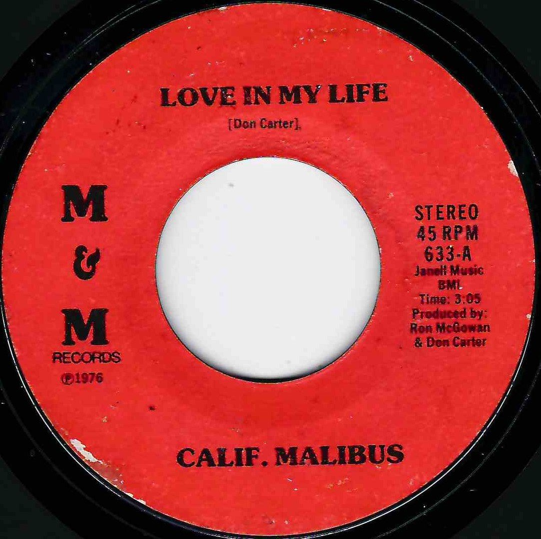 CALIF. MALIBUS - LOVE IN MY LIFE