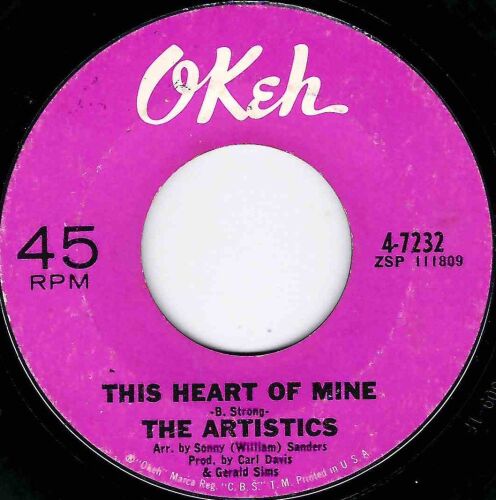ARTISTICS - THIS HEART OF MINE / I'LL COME RUNNING