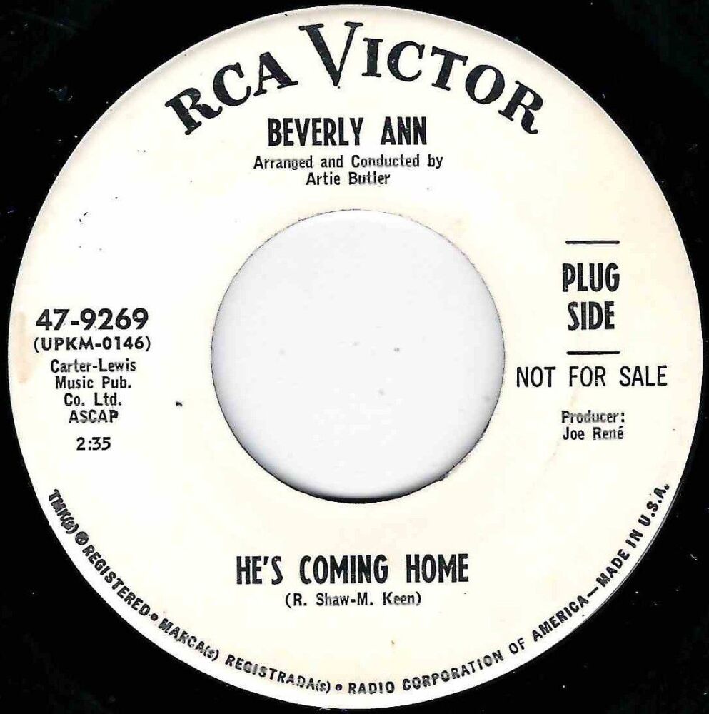 BEVERLY ANN - HE'S COMING HOME