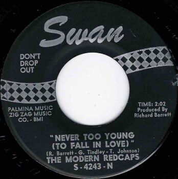 MODERN REDCAPS - NEVER TOO YOUNG (TO FALL IN LOVE)