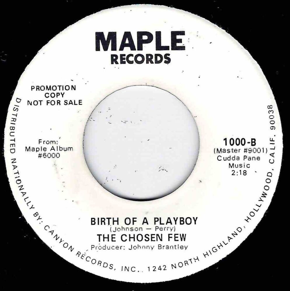 CHOSEN FEW - BIRTH OF A PLAYBOY / TAKING ALL THE LOVE I CAN