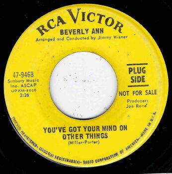 BEVERLY ANN - YOU'VE GOT YOUR MIND ON OTHER THINGS