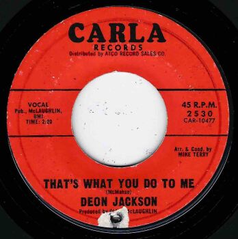 DEON JACKSON - THAT'S WHAT YOU DO TO ME