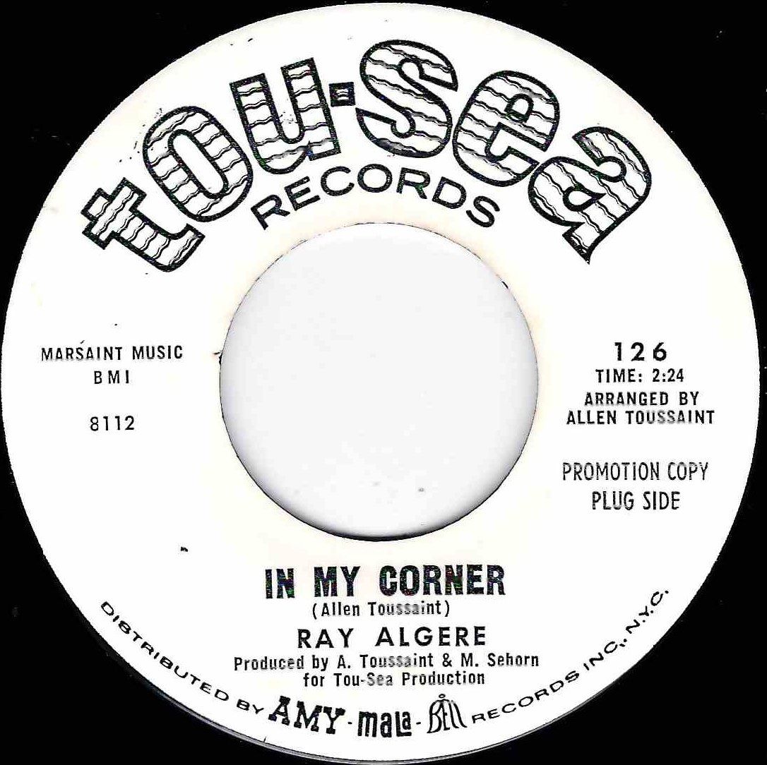 RAY ALGERE - IN MY CORNER