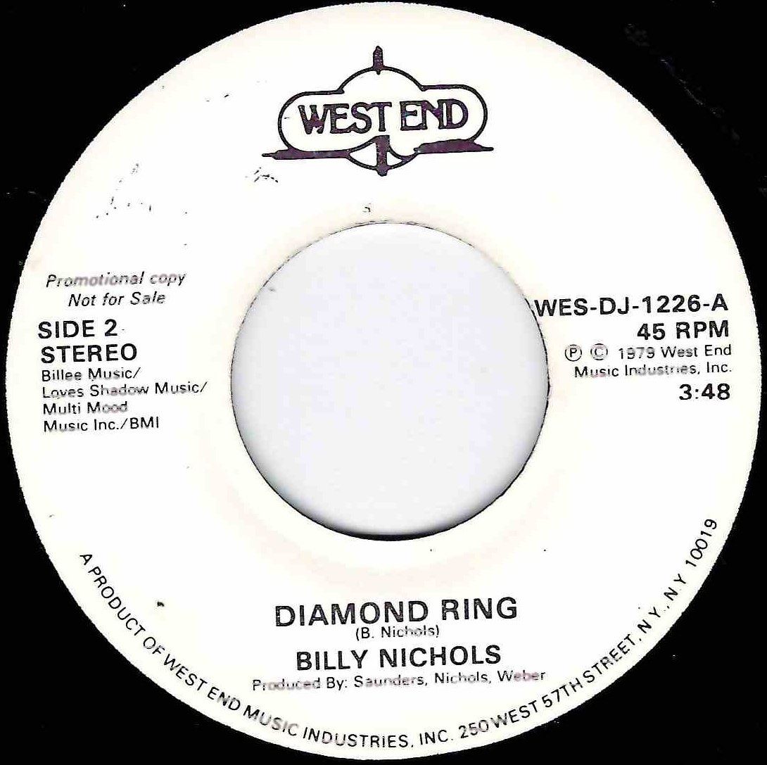 BILLY NICHOLS - DIAMOND RING