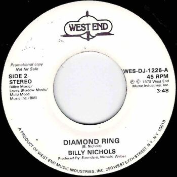BILLY NICHOLS - DIAMOND RING