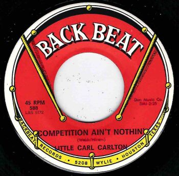 LITTLE CARL CARLTON - COMPETITION AIN'T NOTHIN'