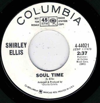 SHIRLEY ELLIS - SOUL TIME