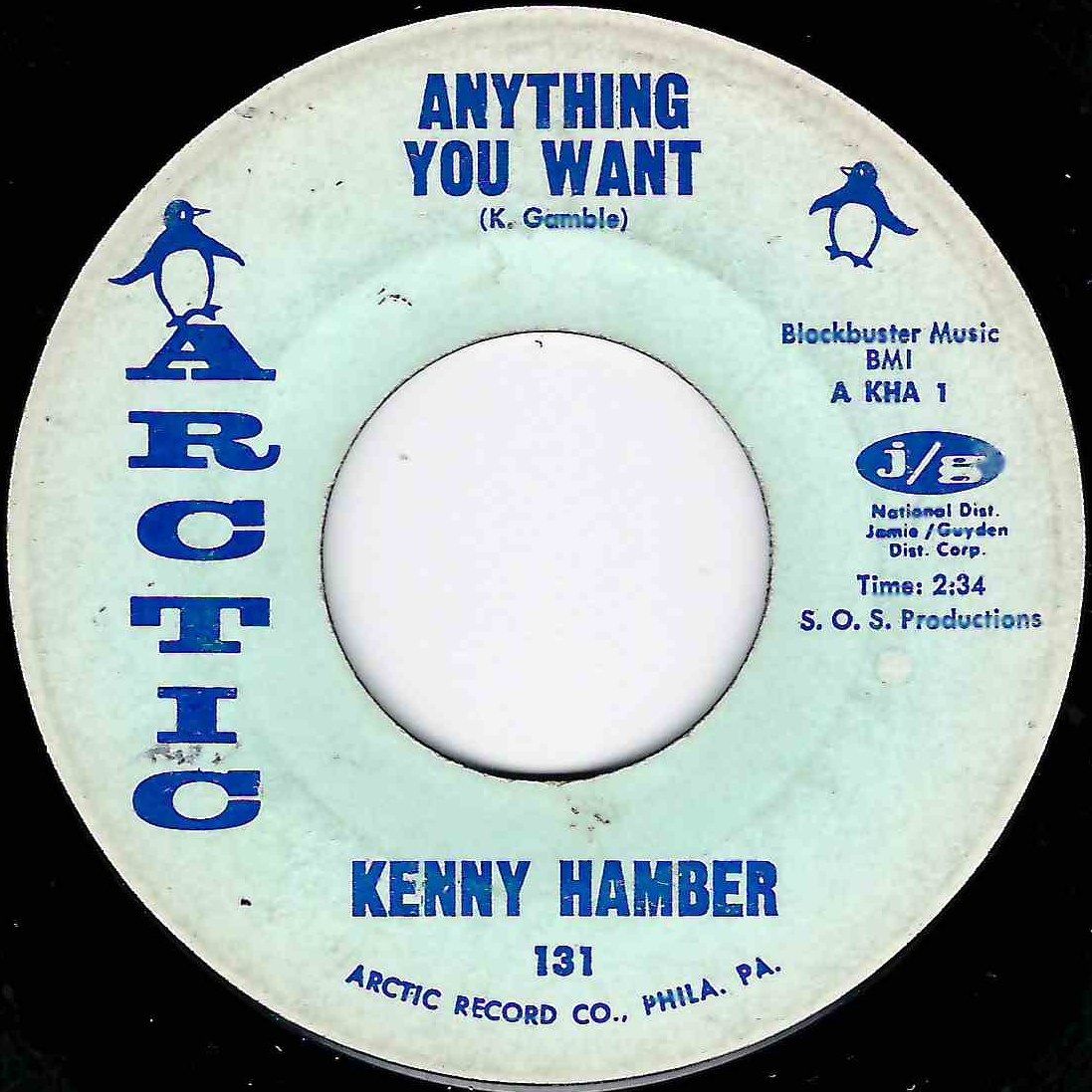 KENNY HAMBER - ANYTHING YOU WANT