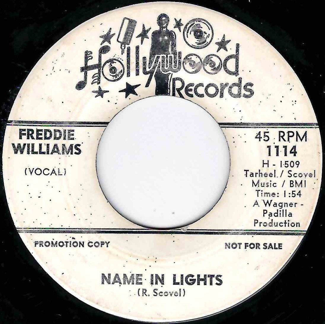 FREDDIE WILLIAMS - NAME IN LIGHTS