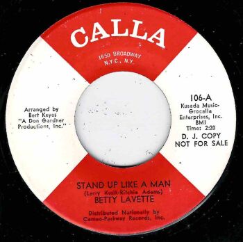 BETTY LAVETTE- STAND UP LIKE A MAN / I'M JUST A FOOL FOR YOU