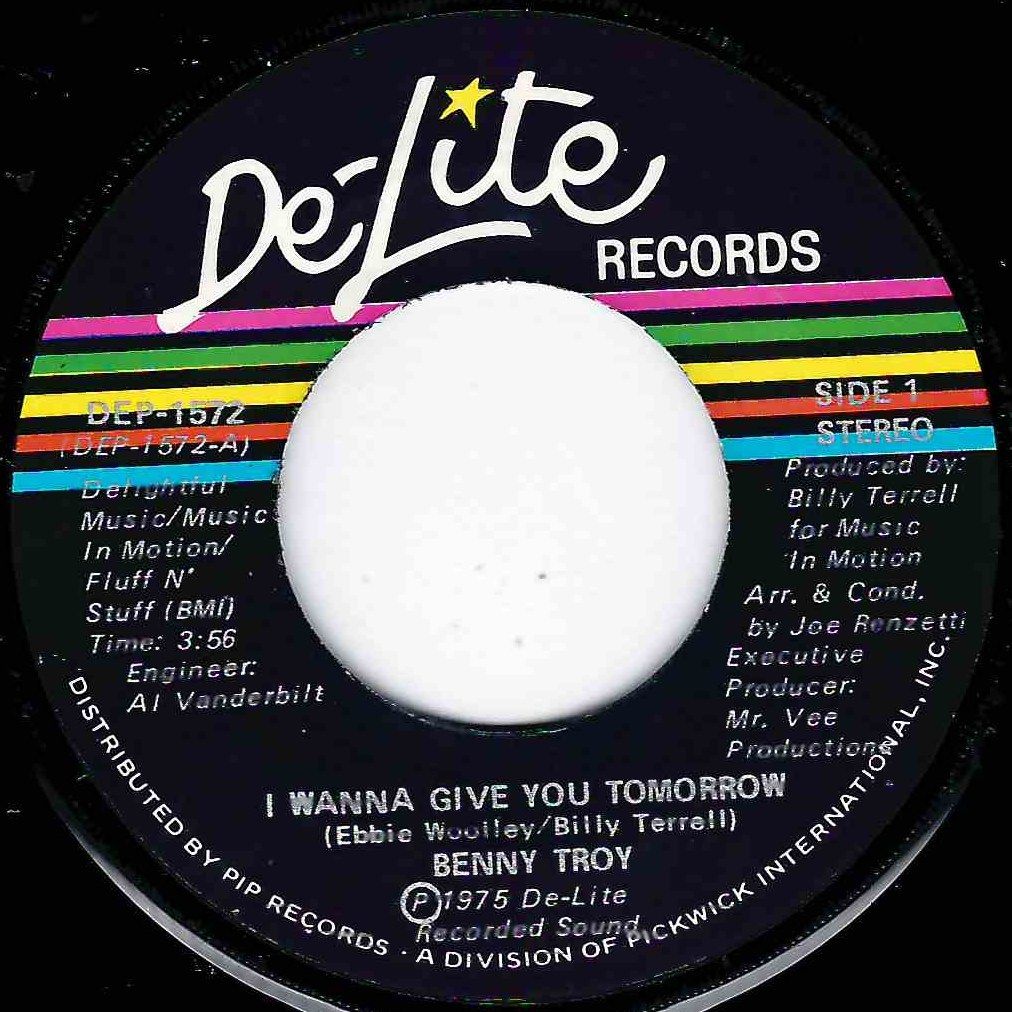 BENNY TRY - I WANNA GIVE YOU TOMORROW
