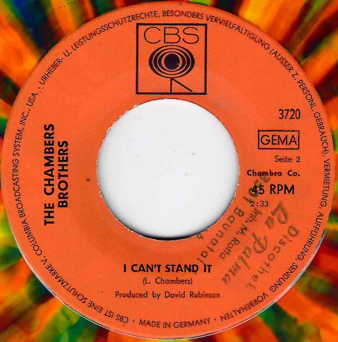CHAMBERS BROTHERS - I CAN'T STAND IT