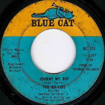 AD LIBS - JOHNNY MY BOY
