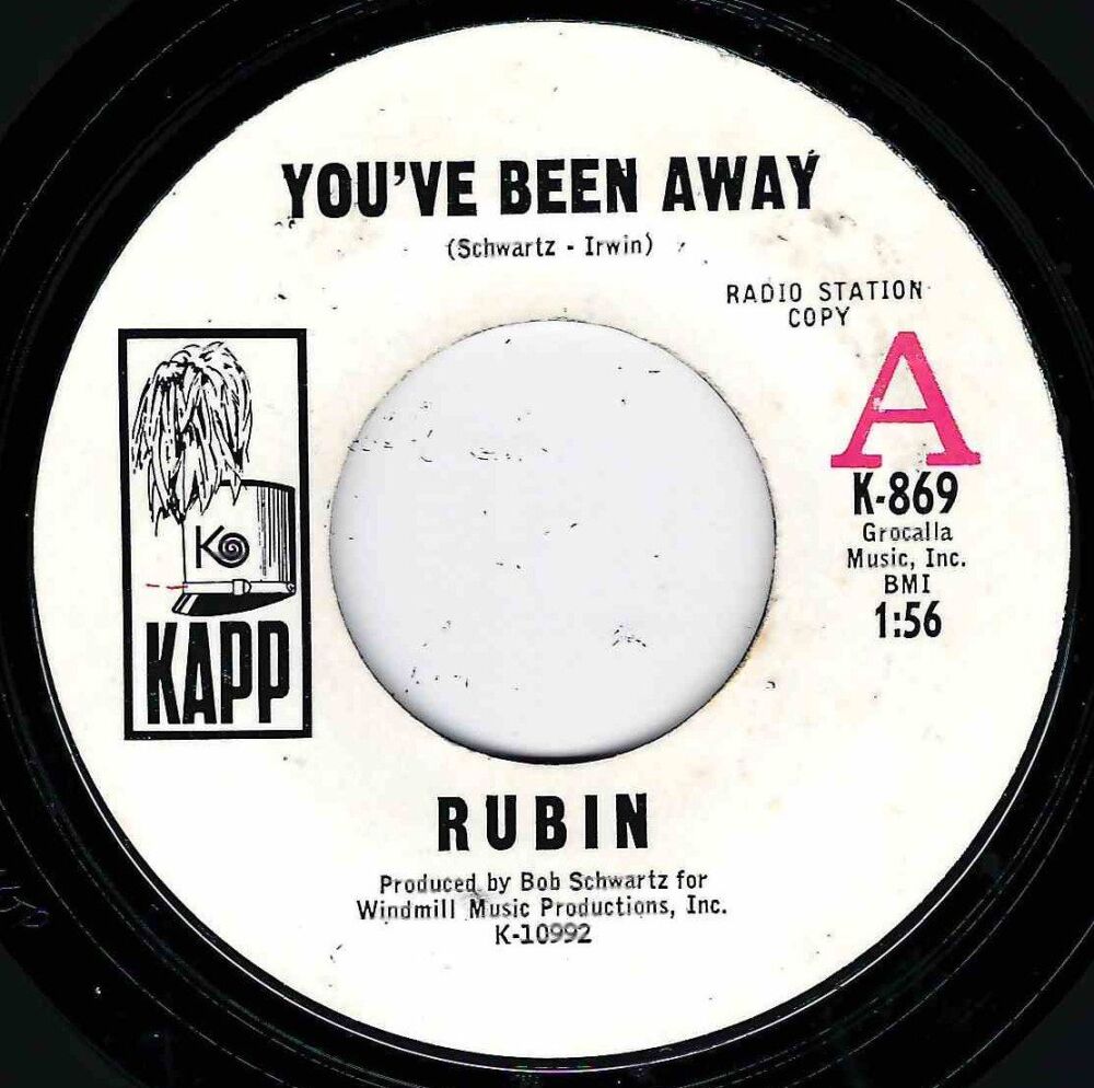 RUBIN - YOU'VE BEEN AWAY
