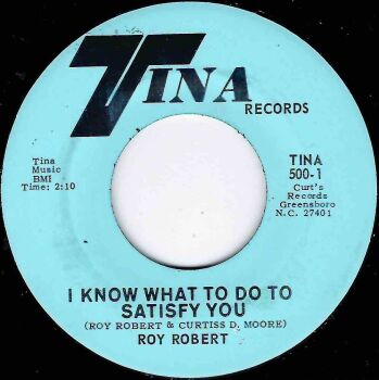 ROY ROBERT - I KNOW WHAT TO DO TO SATISFY YOU