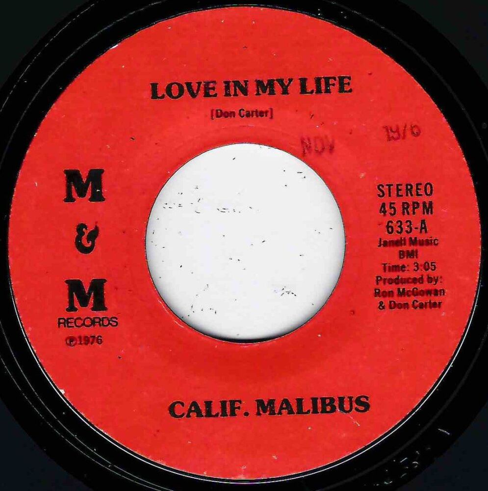 CALIF. MALIBUS - LOVE IN MY LIFE