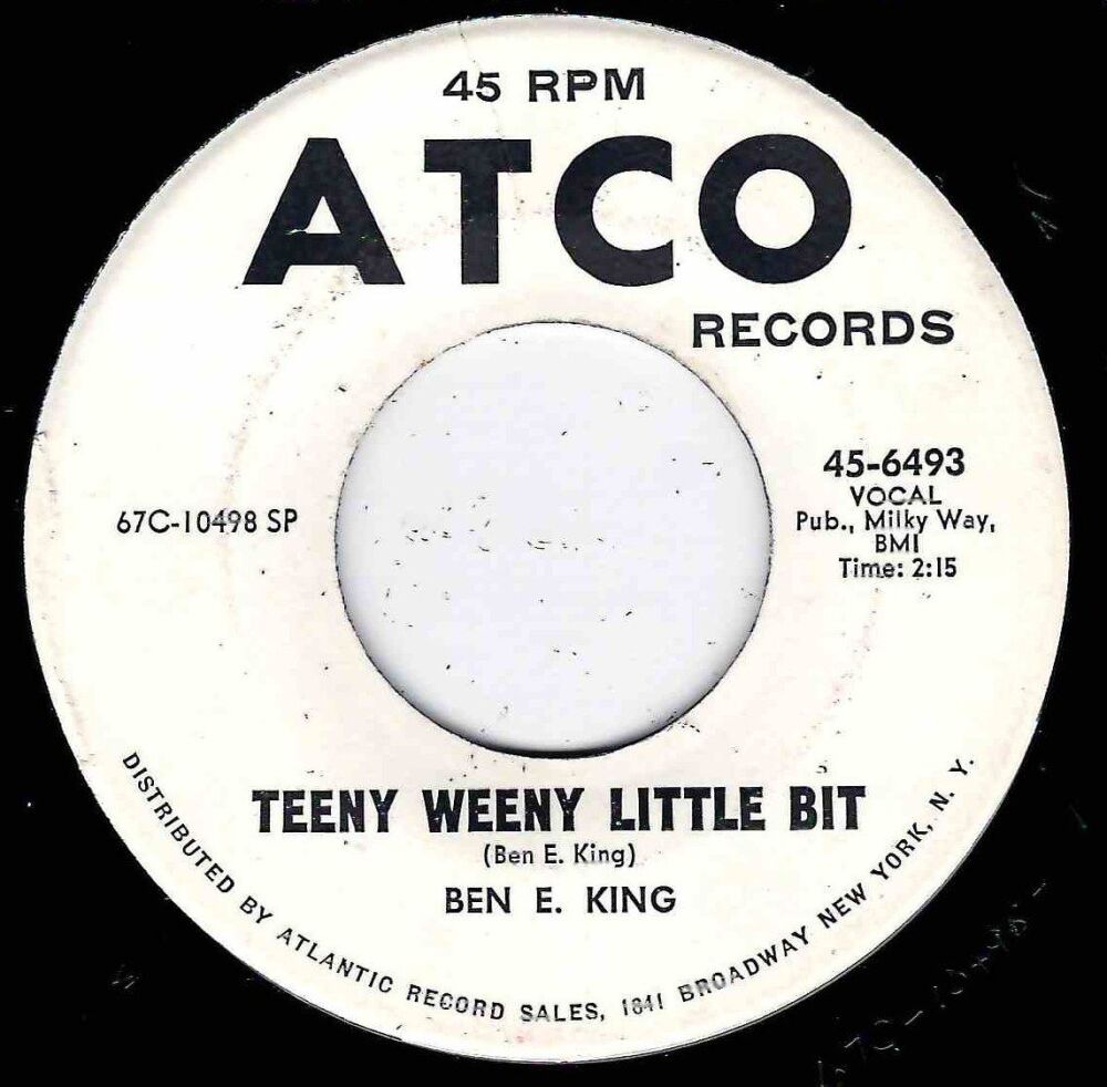 BEN E. KING - TEENY WEENY LITTLE BIT