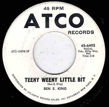 BEN E. KING - TEENY WEENY LITTLE BIT