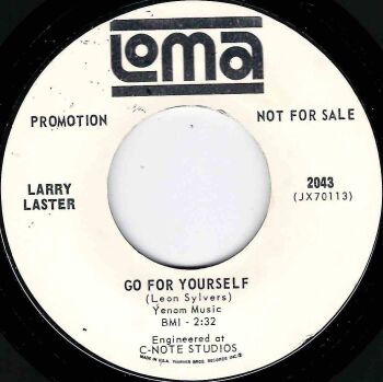 LARRY LASTER - GO FOR YOURSELF