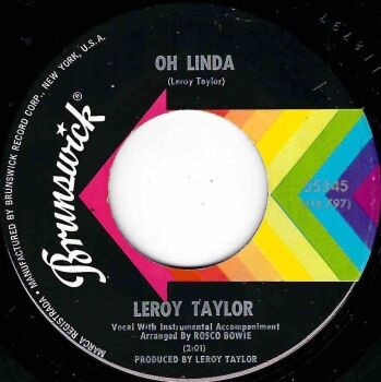 LEROY TAYLOR - OH LINDA