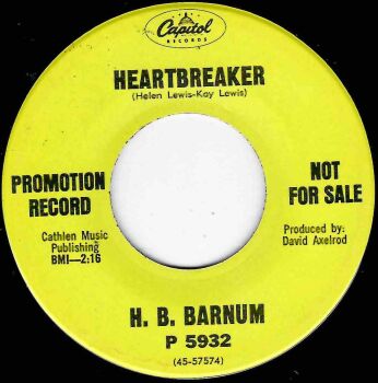 H. B. BARNUM - HEARTBREAKER