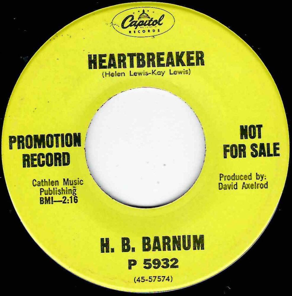 H. B. BARNUM - HEARTBREAKER